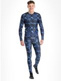 Miniatura Poederbaas, Thermo Camo pantaloni termici uomo Navy blu 