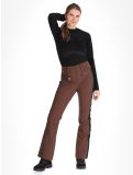 Miniatura Poivre Blanc, Luxe Sport 24PBH0822/WO pantaloni da sci donna Choco Brown / Black marrone, nero 