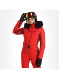 Miniatura Poivre Blanc, Stretch Ski Overall completo sci donna leopard scarlet rosso 