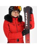 Miniatura Poivre Blanc, Stretch Ski Overall completo sci donna leopard scarlet rosso 