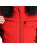 Miniatura Poivre Blanc, Stretch Ski Overall completo sci donna leopard scarlet rosso 