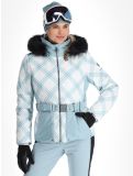 Miniatura Poivre Blanc, Traditional 24PBH1003/WO/C giacca sci donna Cross Aloe Blue bianco, blu 