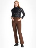 Miniatura Poivre Blanc, Traditional 24PBH1120/WO/A pantaloni da sci softshell donna Choco Brown marrone 