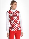 Miniatura Poivre Blanc, Traditional 24PBH1940/WO/C maglione donna Cross Scarlet Red rosso 