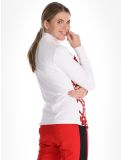 Miniatura Poivre Blanc, Traditional 24PBH1940/WO/C maglione donna Cross Scarlet Red rosso 