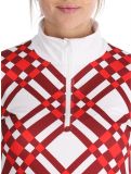 Miniatura Poivre Blanc, Traditional 24PBH1940/WO/C maglione donna Cross Scarlet Red rosso 