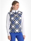 Miniatura Poivre Blanc, Traditional 24PBH1940/WO/C maglione donna Cross Acid Blue bianco, blu 