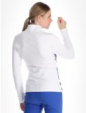 Miniatura Poivre Blanc, Traditional 24PBH1940/WO/C maglione donna Cross Acid Blue bianco, blu 