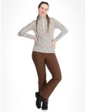 Miniatura Poivre Blanc, Traditional 24PBH1940/WO/L maglione donna Jaguar Off Brown marrone 