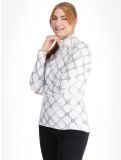 Miniatura Poivre Blanc, Traditional 24PBH1940/WO/M maglione donna Mono White bianco, nero 