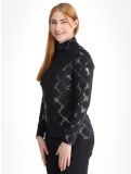 Miniatura Poivre Blanc, Traditional 24PBH1940/WO/M maglione donna Mono Black nero 