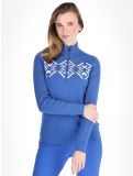 Miniatura Poivre Blanc, Traditional 24PBH3540/WO maglione donna Acid Blue blu 