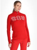 Miniatura Poivre Blanc, Traditional 24PBH3540/WO maglione donna Scarlet Red rosso 