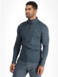 Miniatura Protest, REWILL 1/4 zip top maglione uomo Yale Blue blu 