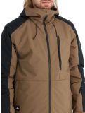 Miniatura Quiksilver, Mission Block giacca sci uomo Cub marrone, nero 