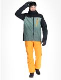 Miniatura Quiksilver, Morton giacca sci uomo Gradient Iced Sea Spray nero, verde 