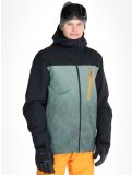 Miniatura Quiksilver, Morton giacca sci uomo Gradient Iced Sea Spray nero, verde 