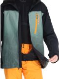 Miniatura Quiksilver, Morton giacca sci uomo Gradient Iced Sea Spray nero, verde 