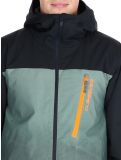 Miniatura Quiksilver, Morton giacca sci uomo Gradient Iced Sea Spray nero, verde 