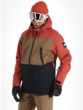 Miniatura Quiksilver, Sycamore giacca sci uomo Cub marrone, nero, rosso 