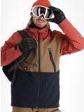 Miniatura Quiksilver, Sycamore giacca sci uomo Cub marrone, nero, rosso 