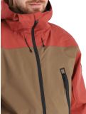 Miniatura Quiksilver, Sycamore giacca sci uomo Cub marrone, nero, rosso 