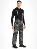 Miniatura Rehall, Backbone-R pantaloni da sci uomo Camo Black nero, verde 