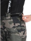 Miniatura Rehall, Backbone-R pantaloni da sci uomo Camo Black nero, verde 