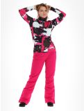 Miniatura Rehall, Kimi-R maglia termica donna Camo Abstract Brite Pink multicolorato, rosa 