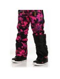 Miniatura Rehall, Latoya-R-Jr pantaloni da sci bambino popart camo fuchsia rosa