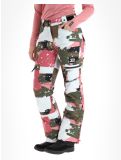 Miniatura Rehall, Nori-R pantaloni da sci donna Camo Abstract Rose multicolorato, rosa 