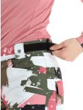 Miniatura Rehall, Nori-R pantaloni da sci donna Camo Abstract Rose multicolorato, rosa 