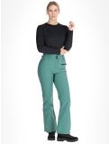 Miniatura Rehall, Yves-R pantaloni da sci softshell donna Smoke Pine verde 