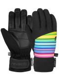 Miniatura Reusch, Beatrix R-TEX® XT guanti da sci bambino Black / Multicolour Lines multicolorato, nero 