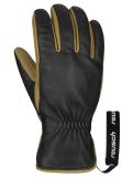 Miniatura Reusch, Reusch Outsider guanti da sci uomo Black / Camel marrone, nero 