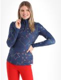 Miniatura Rossignol, JC De Castelbajac Booster 1/2 Zip maglione donna Cosmic Blue blu 