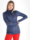 Miniatura Rossignol, JC De Castelbajac Booster 1/2 Zip maglione donna Cosmic Blue blu 