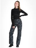 Miniatura Rossignol, W Staci Print pantaloni da sci donna Black nero 