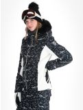 Miniatura Rossignol, W Staci Print Puffy giacca sci donna Black nero 