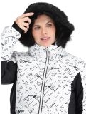 Miniatura Rossignol, W Staci Print Puffy giacca sci donna White bianco 