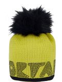 Miniatura Sportalm Kitzbühel, Almrosn Fakefur cappello donna Blazing Yellow giallo 