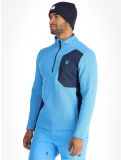 Miniatura Spyder, Bandit 1/2 Zip maglione uomo Aether Blue blu 