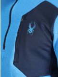 Miniatura Spyder, Bandit 1/2 Zip maglione uomo Aether Blue blu 