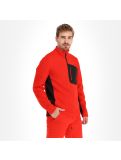 Miniatura Spyder, Bandit Half Zip felpa uomo volcano rosso 