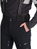 Miniatura Spyder, Dare pantaloni da sci conformato corto uomo Black nero 