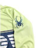 Miniatura Spyder, Web 1/2 Zip maglione bambino Lime Ice giallo 