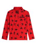 Miniatura Spyder, Ski Day 1/2 Zip maglione bambino Volcano rosso 