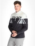 Miniatura Spyder, Podium 1/2 Zip maglione uomo Black marrone, nero 