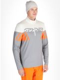 Miniatura Spyder, Podium 1/2 Zip maglione uomo Concrete arancio, grigio 