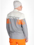 Miniatura Spyder, Podium 1/2 Zip maglione uomo Concrete arancio, grigio 